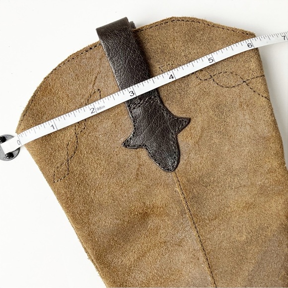 Born Sonoma Brown and Tan leather Heeled cowboy Boots - Picture 8 of 12